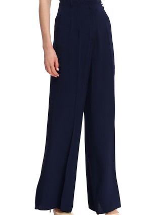 Синие брюки SPORTMAX: фото 3 - Invogue